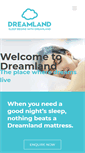 Mobile Screenshot of dreamlandbedding.com